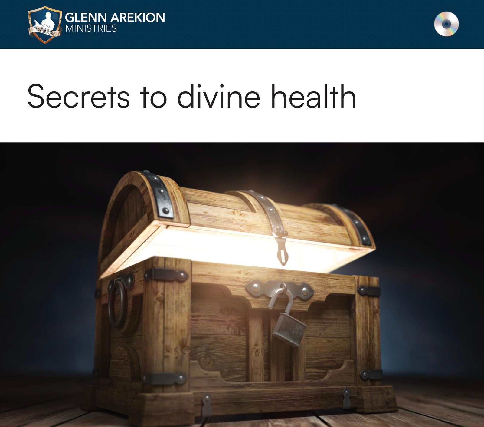 Secrets to divine health
