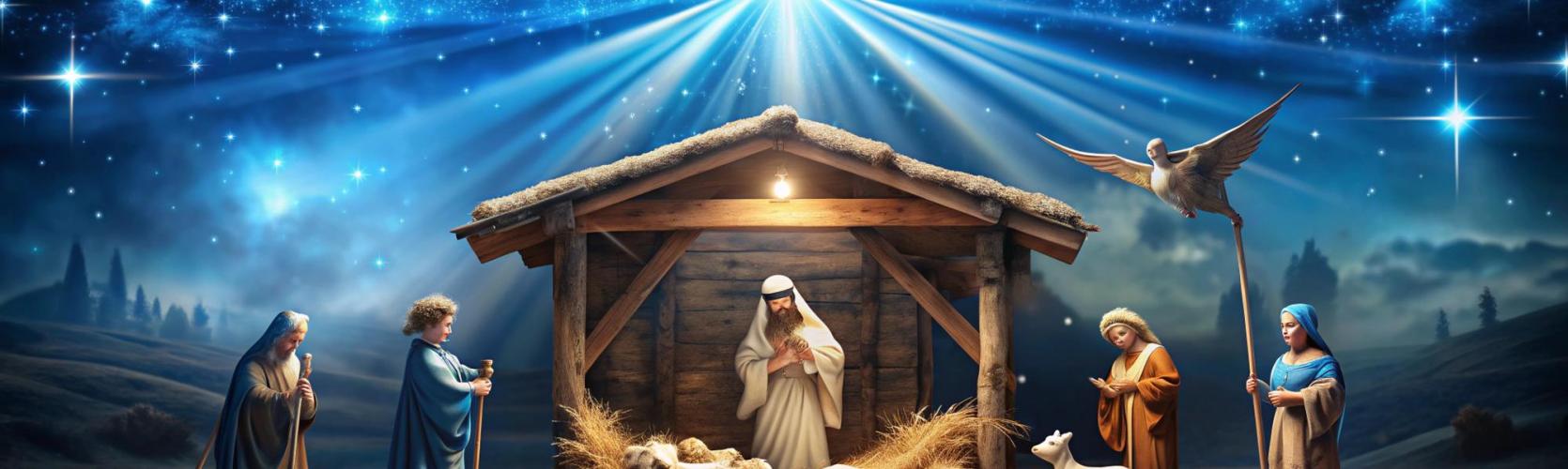 Jesus in the manger