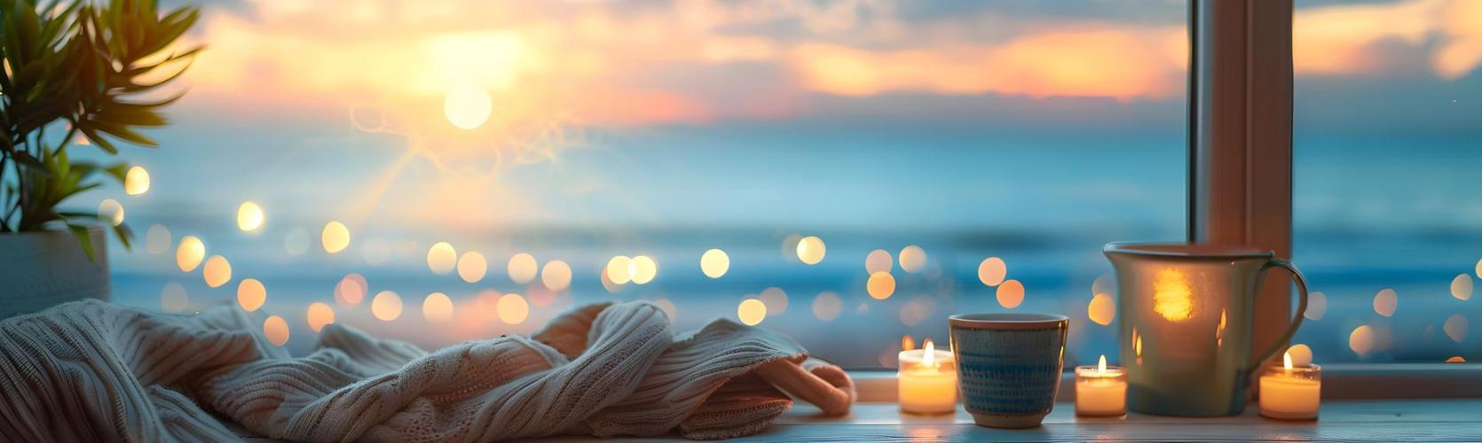 relaxing evening scene