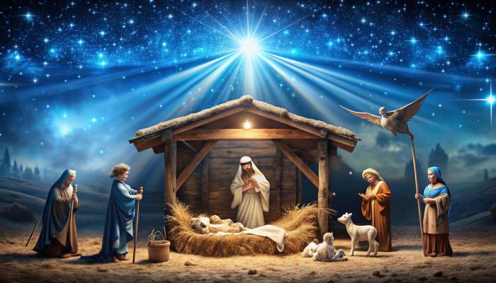Jesus in the manger
